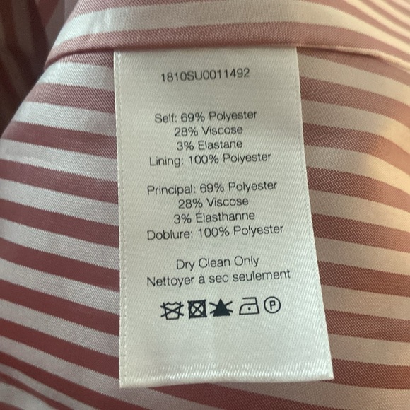 Veronica Beard Miller Dickey Blazer in Flame Silver Buttons Red Sz 0 - Picture 6 of 7